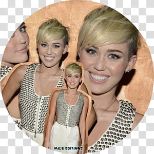 miley cyrus, CirculoMileey transparent background PNG clipart thumbnail
