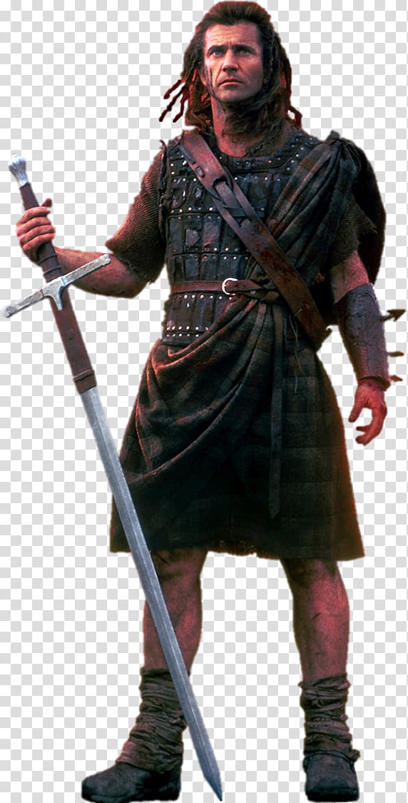 William Wallace Braveheart transparent background PNG clipart