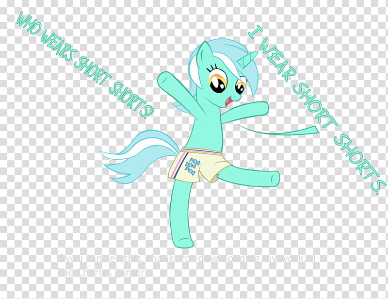 Lyra wears short shorts transparent background PNG clipart