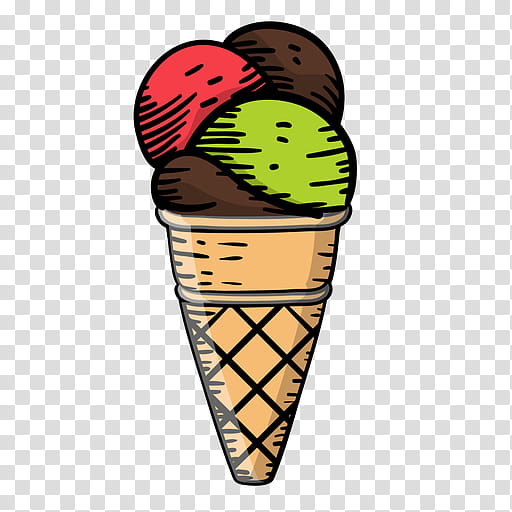 Ice Cream Cone, Ice Cream Cones, Waffle, Sundae, Dessert, Strawberry Ice Cream, Ice Cream Parlor, Drawing transparent background PNG clipart