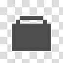 Deshou ICON, Briefcase, black box transparent background PNG clipart