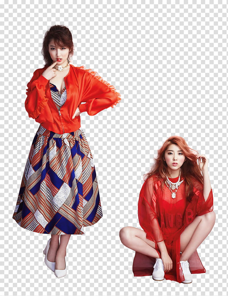 Jihyun and Sohyun MINUTE transparent background PNG clipart