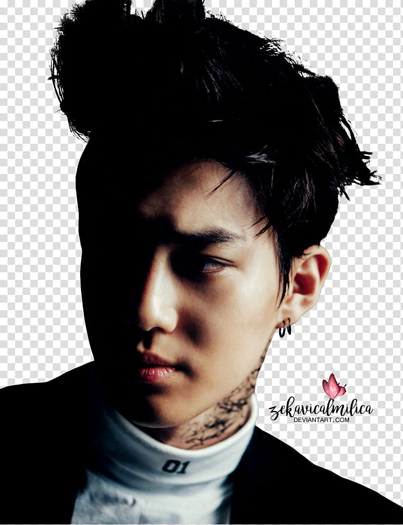 EXO Suho Monster, man's face transparent background PNG clipart