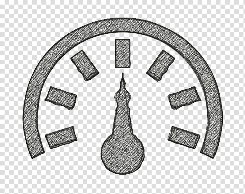 gauge icon pressure icon reading icon, Circle, Metal transparent background PNG clipart