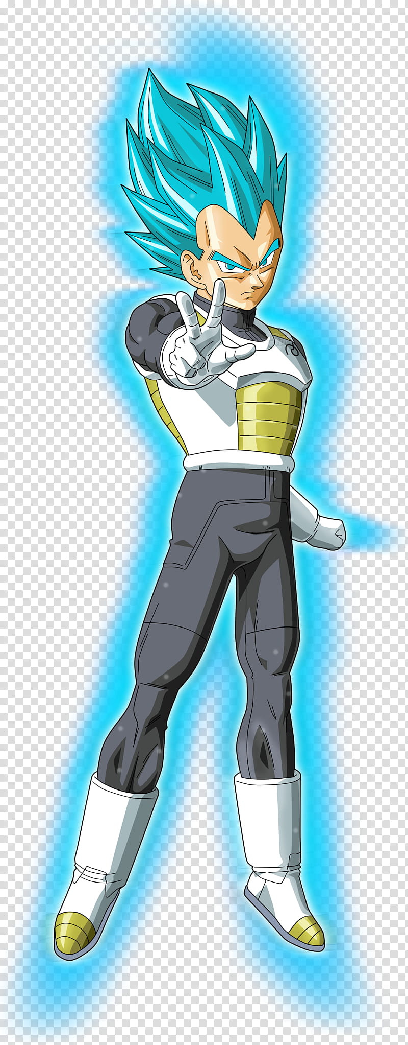 Vegeta SSGSS Power  transparent background PNG clipart