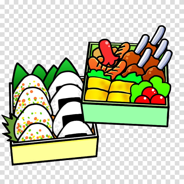 Sports Day, Bento, Onigiri, FRIED SHRIMP, Meal, Food, Makunouchi, Picnic transparent background PNG clipart