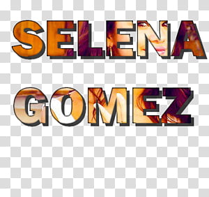 Texto Selena Gomez transparent background PNG clipart thumbnail