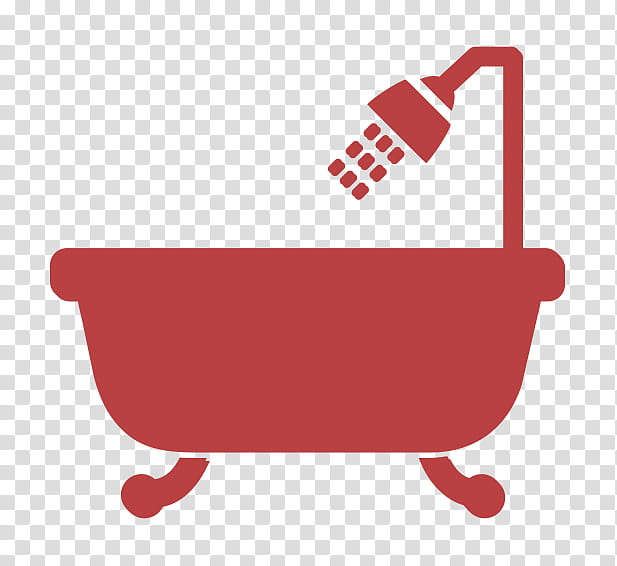Tools and utensils icon House Things icon Bathroom icon, Shopping Cart, Red, Vehicle transparent background PNG clipart