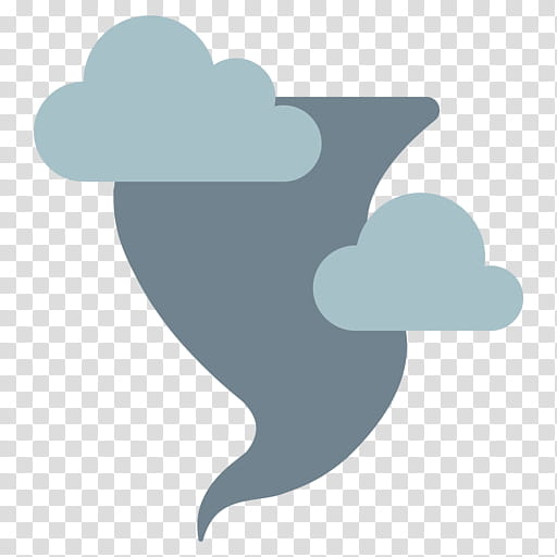 Cloud Emoji, Tornado, Tropical Cyclone, Sticker, Storm, Text Messaging, Weather, Email transparent background PNG clipart