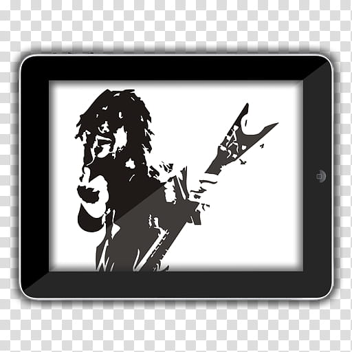 Music Icon , Pantera Dimebag iPad_Landscape_x transparent background PNG clipart