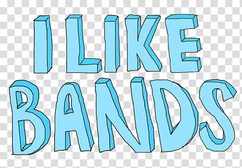 Overlays tipo , I Like Bands text transparent background PNG clipart