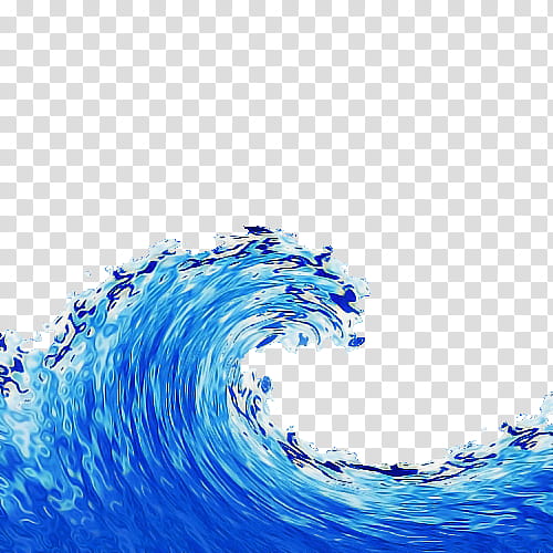 water wave blue wind wave water resources, Liquid, Vortex, Electric Blue transparent background PNG clipart