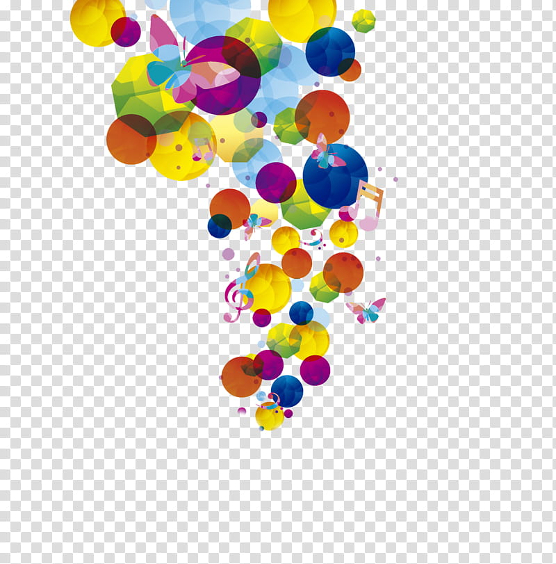 assorted-color balls transparent background PNG clipart