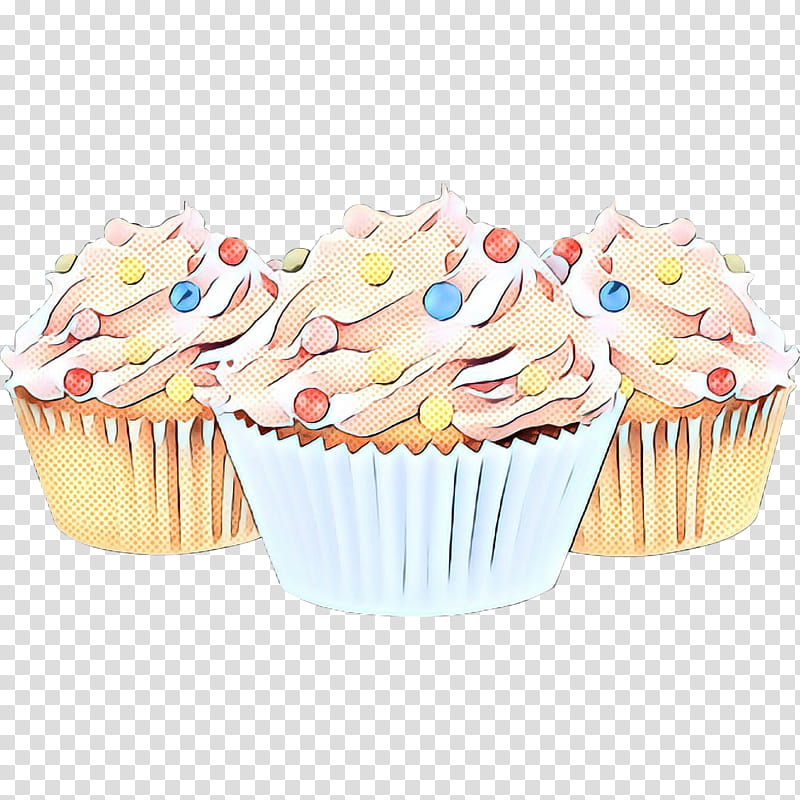 Cake, Pop Art, Retro, Vintage, Cupcake, American Muffins, Buttercream, Royal Icing transparent background PNG clipart