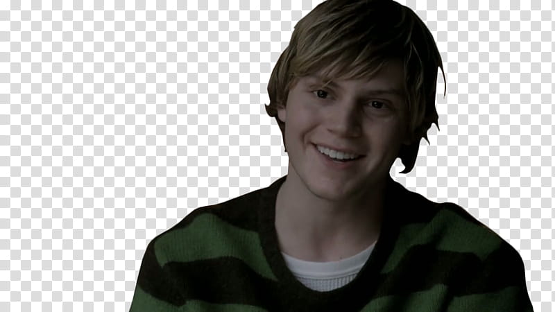 Evan Peters , man posing for smiling transparent background PNG clipart