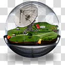 Sphere   , gray and green parabolic antenna illustration transparent background PNG clipart