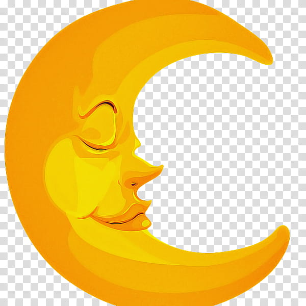 Moon Emoji, Computer Icons, Crescent, Desktop , , Yellow, Orange, Symbol transparent background PNG clipart
