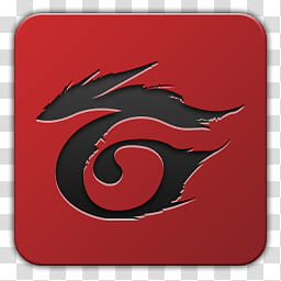 Icon , Garena, red and black Dota icon transparent background PNG clipart