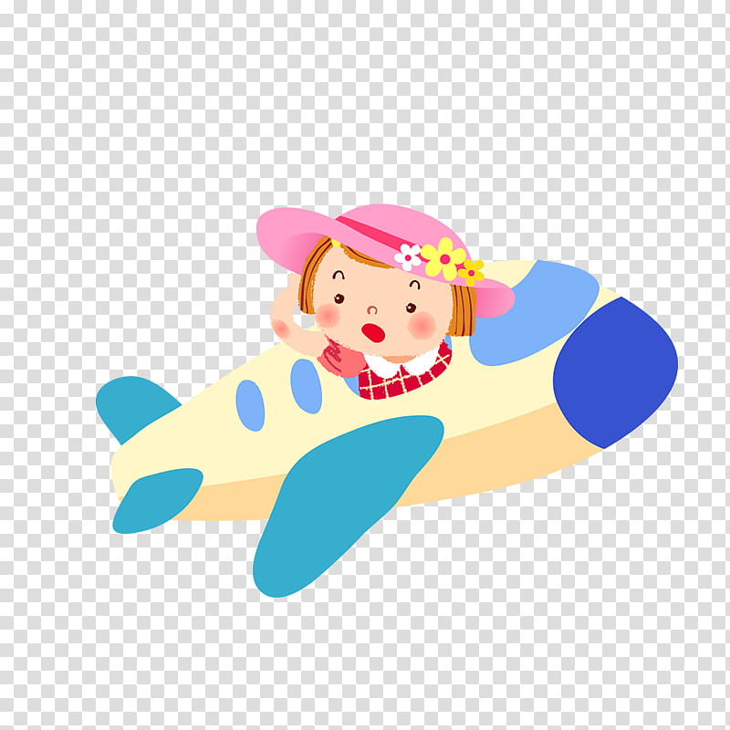 Airplane, Airline Ticket, Hotel, Animation, Aviation, Child, Cartoon, Painting transparent background PNG clipart