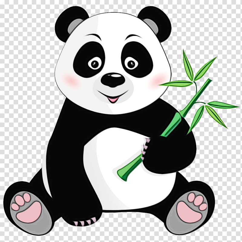 Woody Silhouette, Giant Panda, Drawing, Bear, Cuteness, Cartoon, Red Panda, Tropical Woody Bamboos transparent background PNG clipart