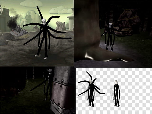 Slenderman in Spore transparent background PNG clipart