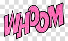 , pink Whoom text transparent background PNG clipart , pink Whoom text transparent background PNG clipart