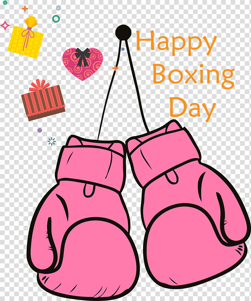 pink boxing gloves clipart