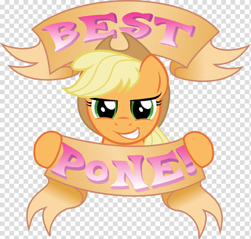 Best Pone Applejack transparent background PNG clipart