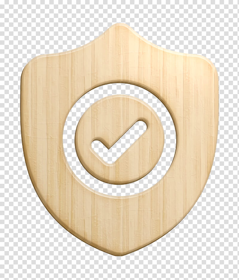 Protection and Security icon Shield icon, Heart, Beige, Symbol, Circle, Wood, Arrow, Smile transparent background PNG clipart