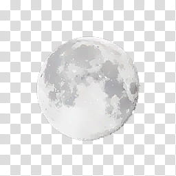 grayscale of full moon transparent background PNG clipart