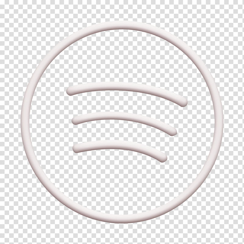 media icon network icon social icon, Spotify Icon, Text, Logo, Circle, Symbol, Blackandwhite, Coil Spring transparent background PNG clipart