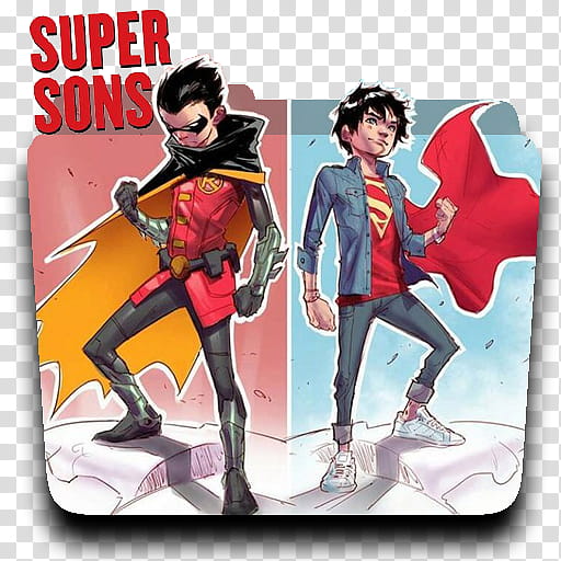 DC Rebirth Icon v, Super Sons v transparent background PNG clipart