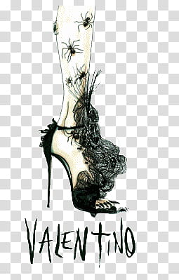 Fashion Shoes s, Valentino illustration transparent background PNG clipart