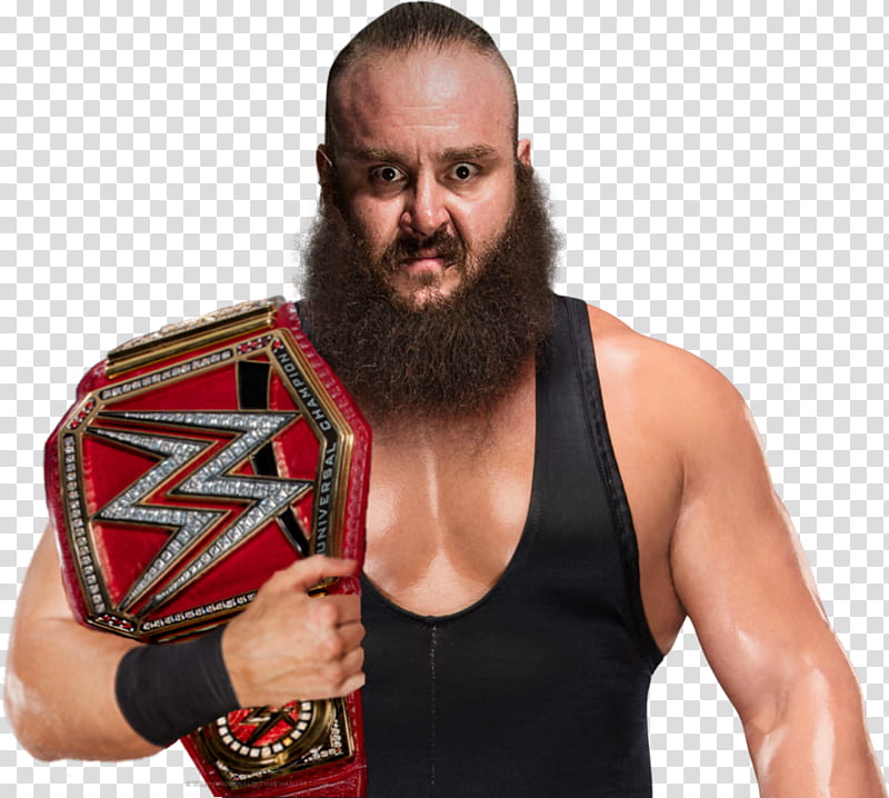 Braun Strowman Universal Champion Custom transparent background PNG clipart