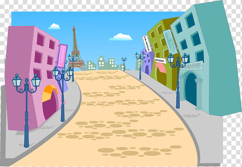 Cartoon Street, Cartoon, Road, Video Games, Drawing, Comics, Vacation, Leisure transparent background PNG clipart