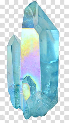 M I N E R A L S, blue crystal fragment transparent background PNG clipart