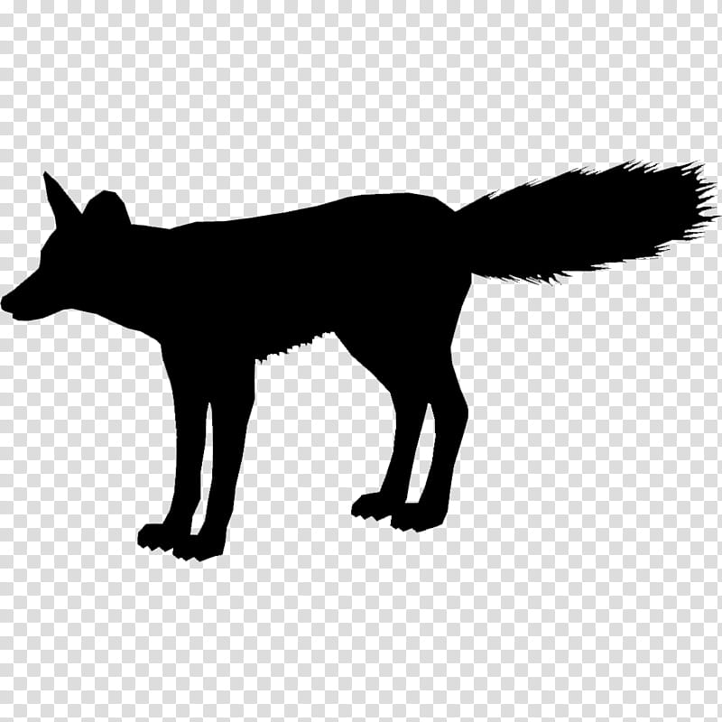 Fox, RED Fox, Silhouette, Black M, Tail, Wildlife, Snout, Line Art transparent background PNG clipart