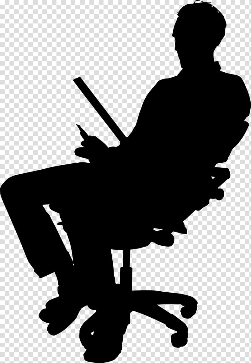 Chair Sitting, Line, Angle, Silhouette, Black M, Furniture, Office Chair transparent background PNG clipart
