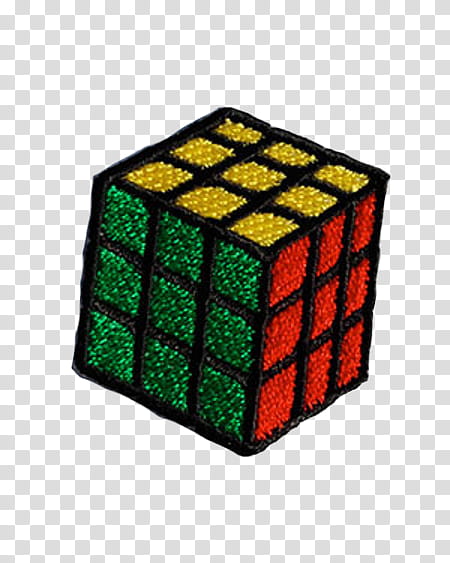 , Rubik's cube patch transparent background PNG clipart