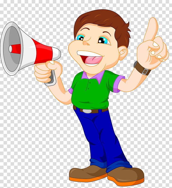 Megaphone, Cartoon, Drawing, Screaming, Audio Equipment, Finger, Thumb, Gesture transparent background PNG clipart