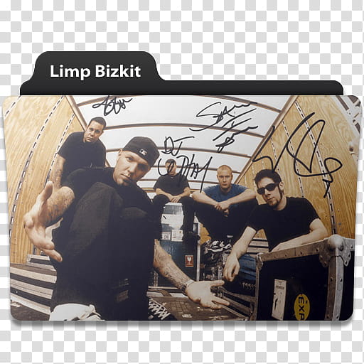Music Folder , black Limp Bizkit folder icon transparent background PNG clipart