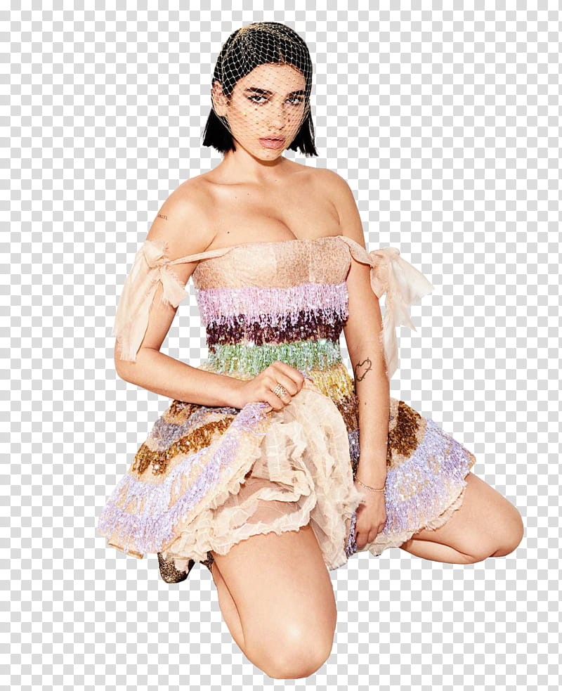 // DUA LIPA, Dua-Lipa-ELLE-Magazine-May-- transparent background PNG clipart