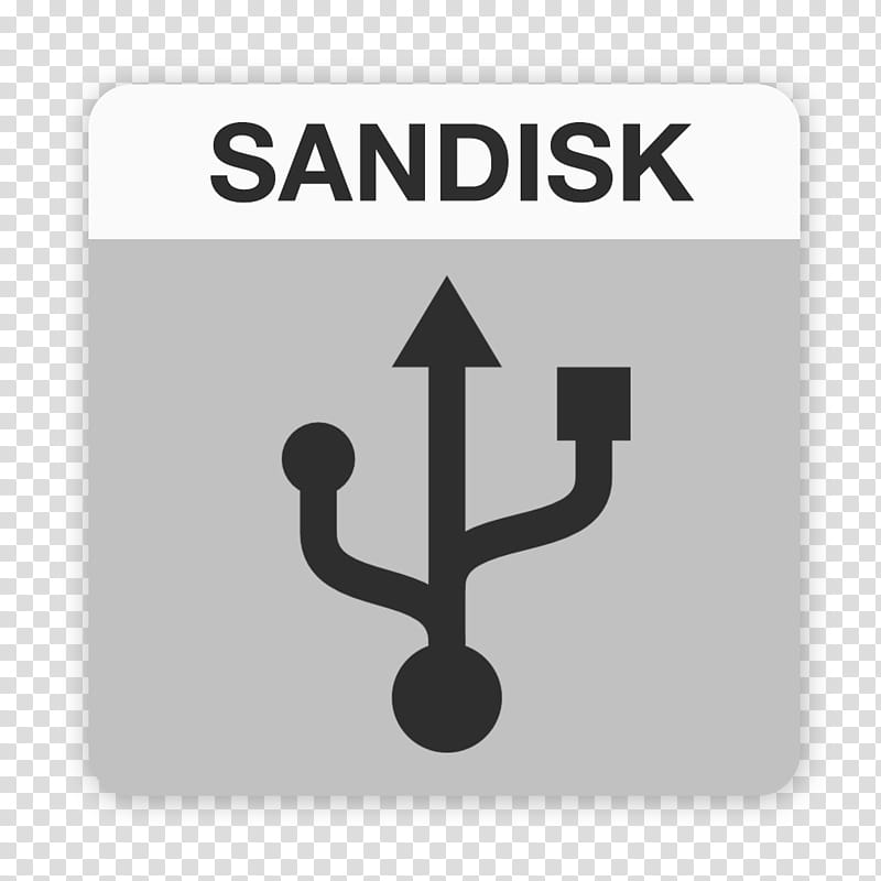 Flader  Crazy  icons for HDD SSD and USB, Sandisk usb grey transparent background PNG clipart