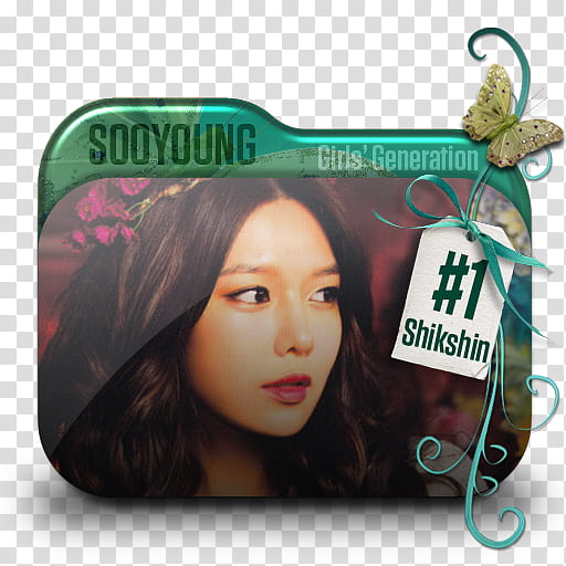 Sooyoung Folder Icon , , Soo Young Girl's Generation folder art transparent background PNG clipart