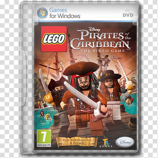 Game Icons , LEGO Pirates of the Caribbean The Video Game transparent background PNG clipart