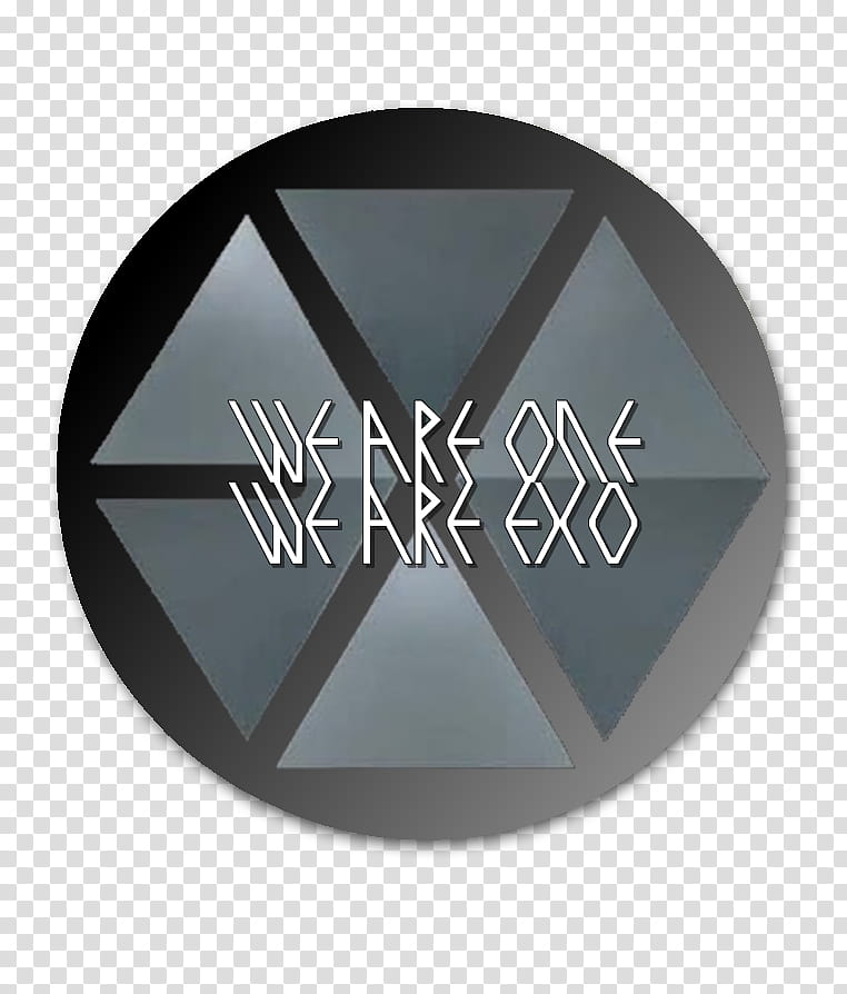 EXO Logo Pin, we are one we are exo texts transparent background PNG clipart