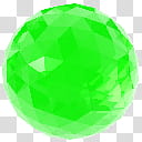 Crystalisman QT Dock Icon Set, ct_Chrysoprase_x, round green ball illustration transparent background PNG clipart
