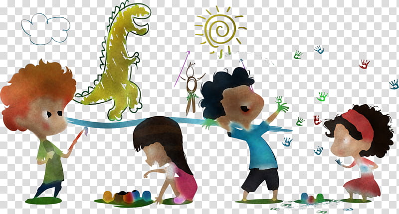 cartoon child animation play fun, Cartoon, Sharing, Room transparent background PNG clipart