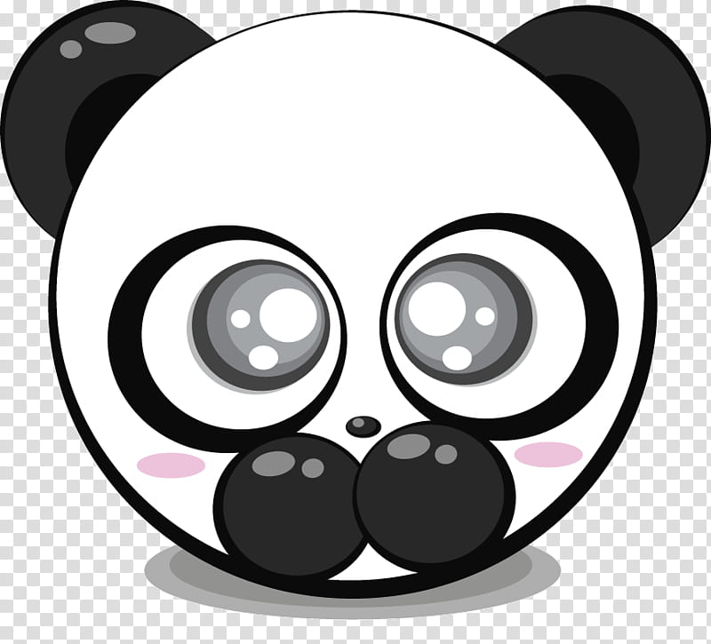 Bear, Giant Panda, Red Panda, Cuteness, Drawing, Pandas, Black, Black And White transparent background PNG clipart