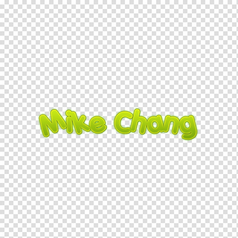 nombres personajes glee, Mike Chang text transparent background PNG clipart